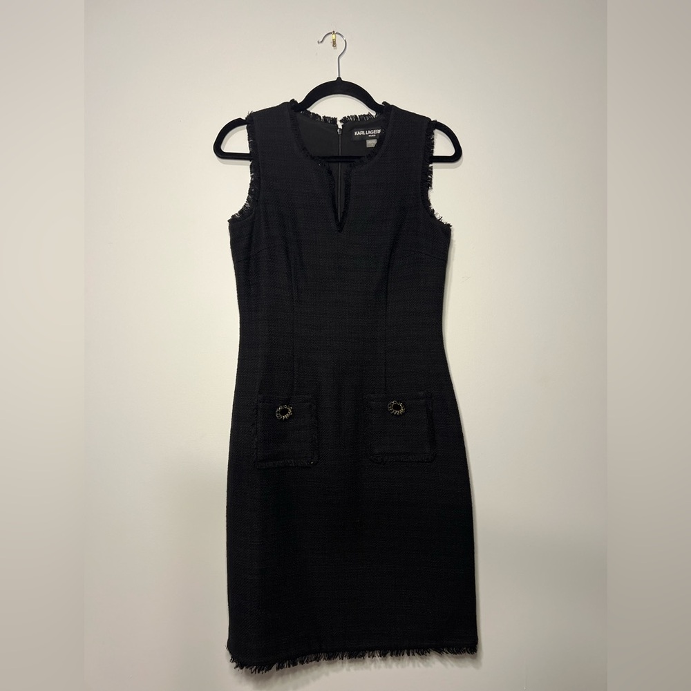 Karl Lagerfeld Black Mini Dress